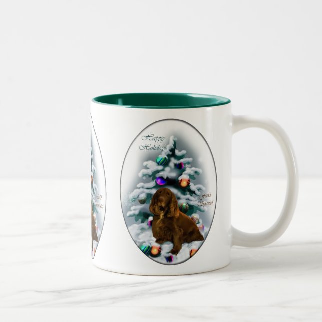 Caneca De Café Em Dois Tons Presentes de Natal de Espanhol de Campo (Direita)