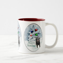Caneca De Café Em Dois Tons Presentes de Natal de Manchester Terrier