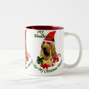Caneca De Café Em Dois Tons Presentes de Natal de Sangue