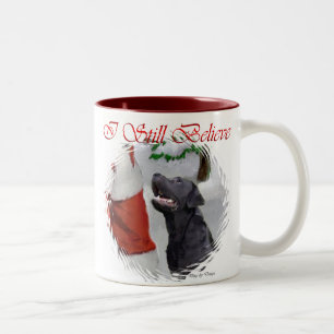 Caneca De Café Em Dois Tons Presentes de Natal do Labrador Retriever