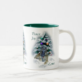 Caneca De Café Em Dois Tons Presentes de Natal em Tervuren na Bélgica