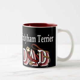 Caneca De Café Em Dois Tons Presentes de Pai Sealyham Terrier