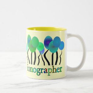 Caneca De Café Em Dois Tons Presentes de Sonographer