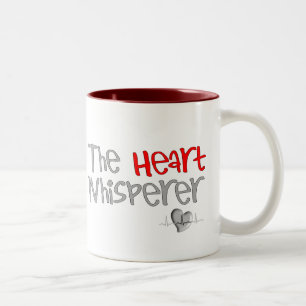 Caneca De Café Em Dois Tons Presentes do cardiologista "o Whisperer do coraç
