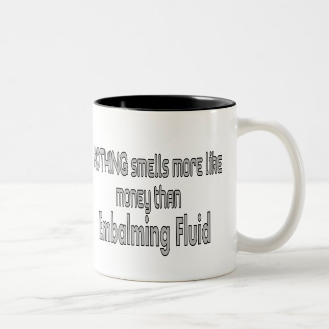 Caneca De Café Em Dois Tons Presentes do diretor fúnebre/Mortician & do (Direita)