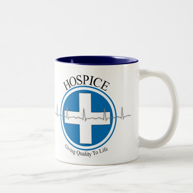 Caneca De Café Em Dois Tons Presentes do hospício (Direita)