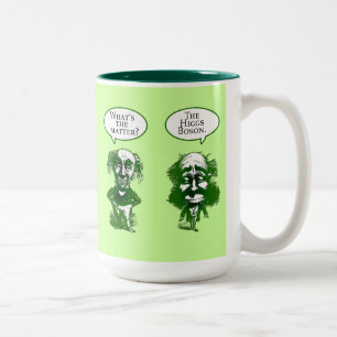 Caneca De Café Em Dois Tons Presentes do humor da física do Boson de Higgs