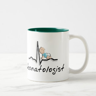 Caneca De Café Em Dois Tons Presentes do médico de Neonatologist