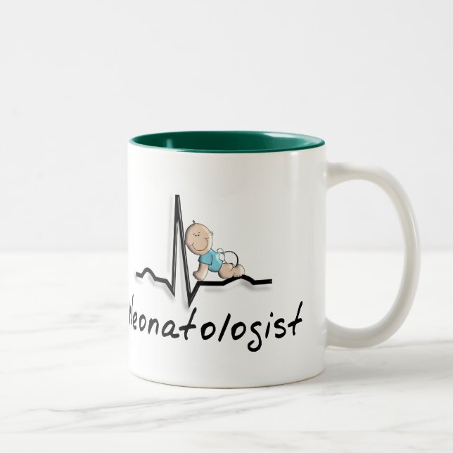 Caneca De Café Em Dois Tons Presentes do médico de Neonatologist (Direita)