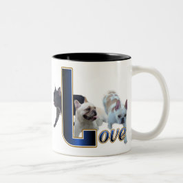Caneca De Café Em Dois Tons Presentes Franceses para Bulldog