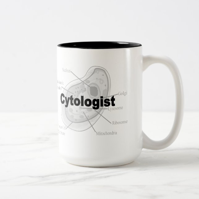 Caneca De Café Em Dois Tons Presentes originais do Cytologist (Direita)
