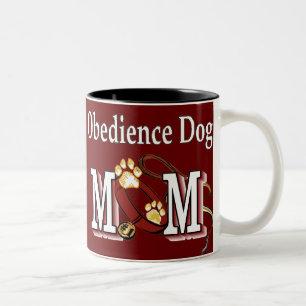 Caneca De Café Em Dois Tons Presentes para Mãe de Obediência Canina