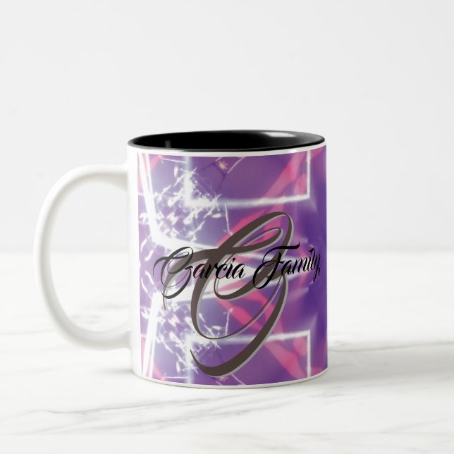 Caneca De Café Em Dois Tons Presentes personalizados para a família (Esquerda)