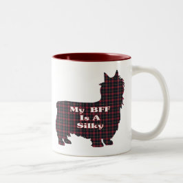 Caneca De Café Em Dois Tons Presentes Sensíveis Terrier BFF