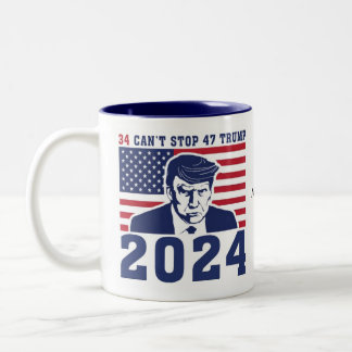 Caneca De Café Em Dois Tons Presidente Donal Trump Mugshot Café