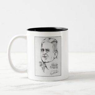 Caneca De Café Em Dois Tons Presidente Wilson Mug