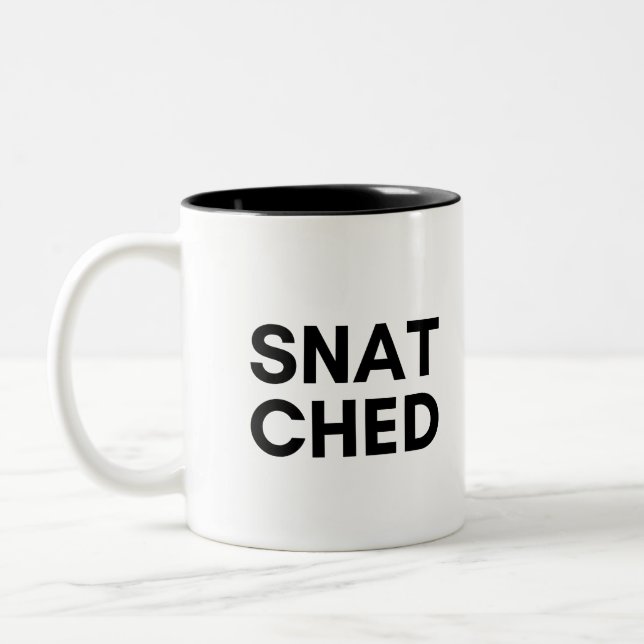Caneca De Café Em Dois Tons preso (Esquerda)