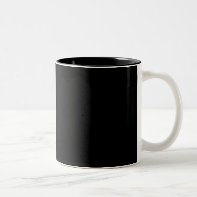 Caneca De Café Em Dois Tons Preto (Direita)
