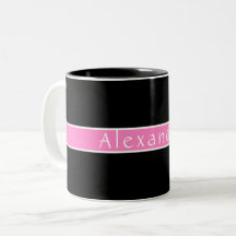 Preto e Rosa Personalizado