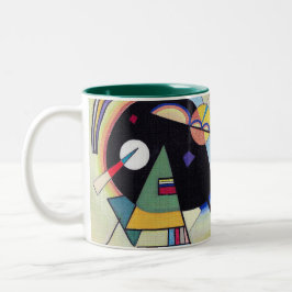 Caneca De Café Em Dois Tons Preto e Violeta - Kandinsky