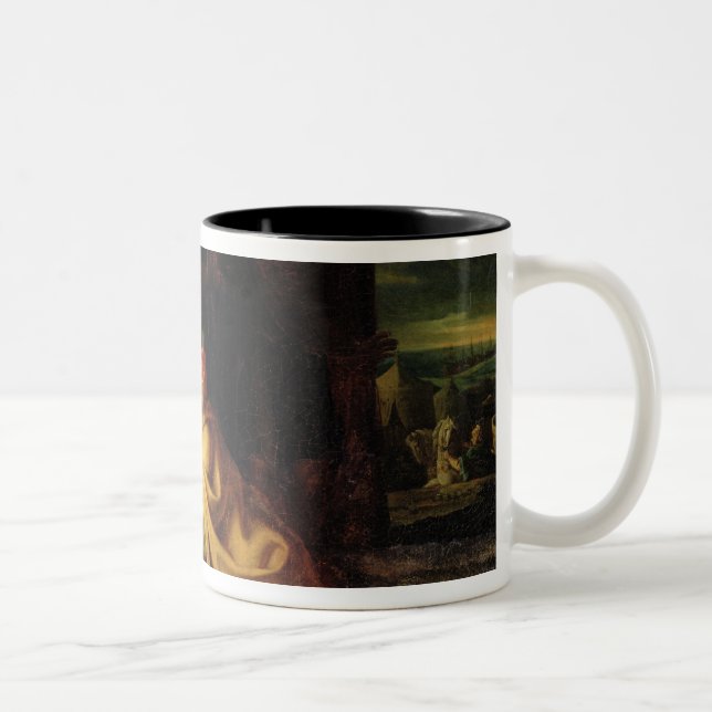 Caneca De Café Em Dois Tons Priam e Achilles (Direita)