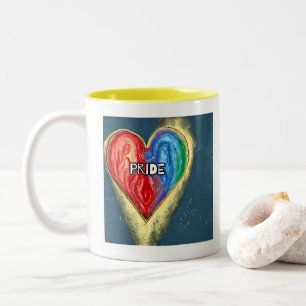 Caneca De Café Em Dois Tons Pride Coffee Mug