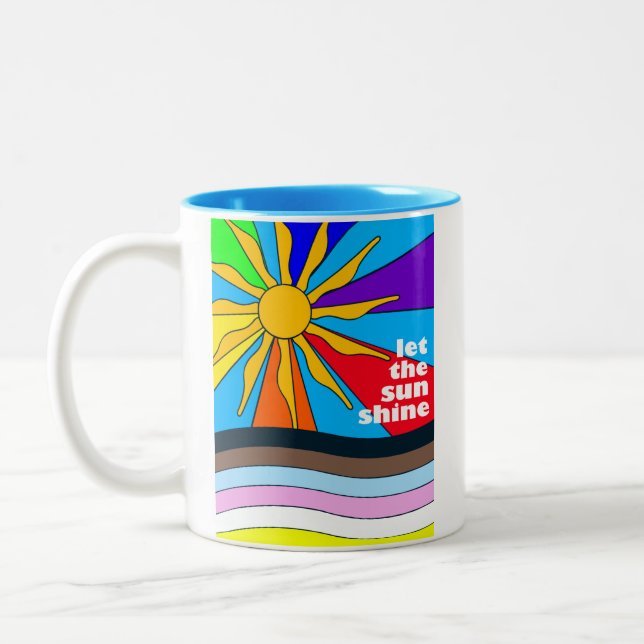 Caneca De Café Em Dois Tons Pride Shine Mug (Esquerda)