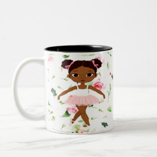 Caneca De Café Em Dois Tons Prima Ballerina Mug bonito