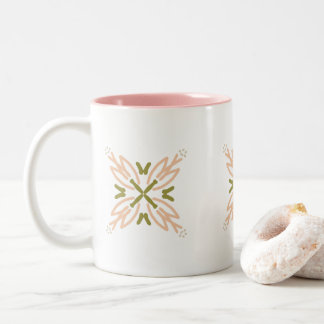 Caneca De Café Em Dois Tons Primavera Blooming