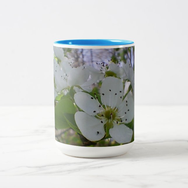 Caneca De Café Em Dois Tons Primavera Blooming (Centro)