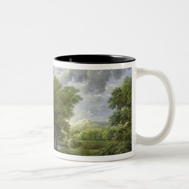 Caneca De Café Em Dois Tons Primavera, ou o Jardim do Éden (Direita)
