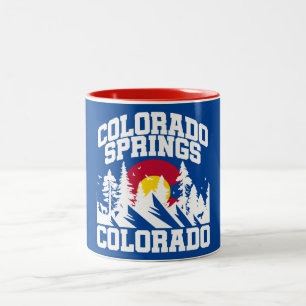 Caneca De Café Em Dois Tons Primaveras do Colorado, Colorado