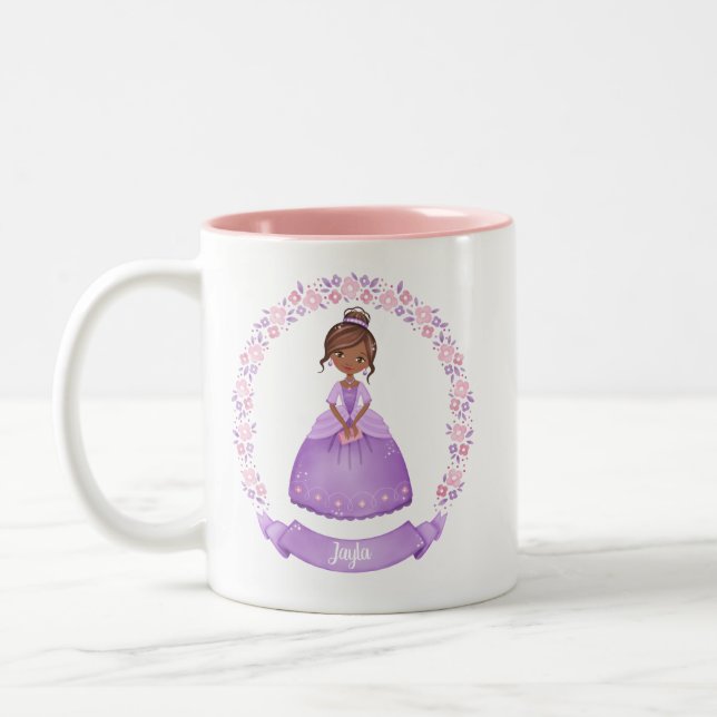Caneca De Café Em Dois Tons Princesa (Esquerda)
