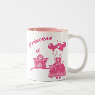 Caneca De Café Em Dois Tons Princesa