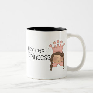 Caneca De Café Em Dois Tons Princesa cor-de-rosa · Princesa do Lil da mamã