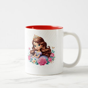 Caneca De Café Em Dois Tons Princesa Dreams Mug