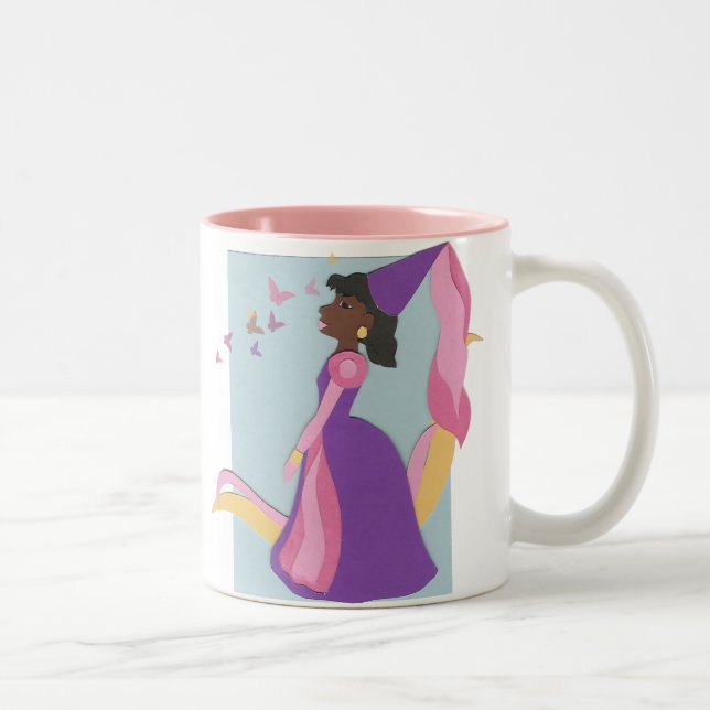 Caneca De Café Em Dois Tons Princesa Mug (Direita)