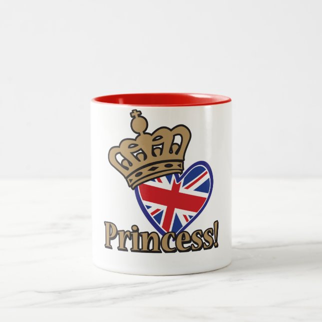 Caneca De Café Em Dois Tons Princesa Real (Centro)