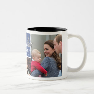 Caneca De Café Em Dois Tons Príncipe George - William & Kate