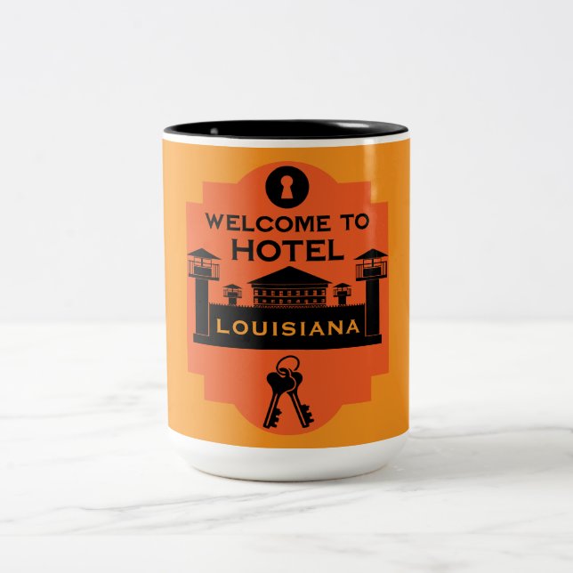 Caneca De Café Em Dois Tons Prison Visit Gift (Centro)