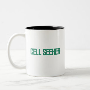 Caneca De Café Em Dois Tons Procurador de Células Planilha Exploradora de Da