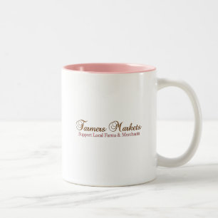 Caneca De Café Em Dois Tons Produtos do mercado dos fazendeiros
