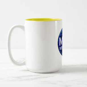 Caneca De Café Em Dois Tons Professor de Matemática Mago da Matemática