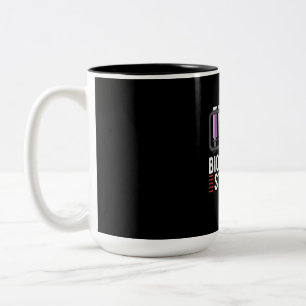 Caneca De Café Em Dois Tons Professor de presentes   Estudante bioquímico