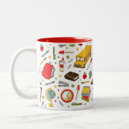 Caneca De Café Em Dois Tons Professor Fofo