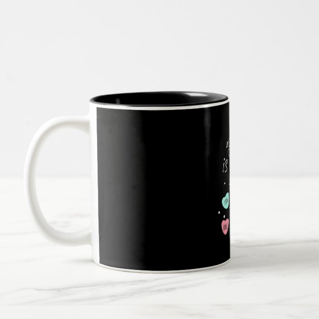 Caneca De Café Em Dois Tons Professora Minha Classe É Cheio De Divertimento (Esquerda)