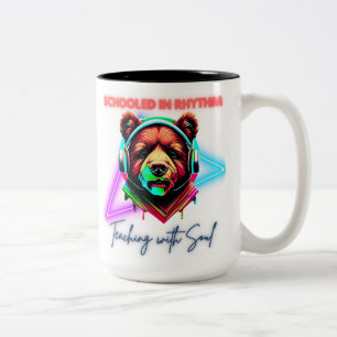 Caneca De Café Em Dois Tons Professores adoram cérebros