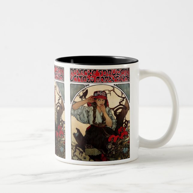 Caneca De Café Em Dois Tons Professores de Moravian (Direita)