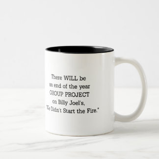 Caneca De Café Em Dois Tons Projeto de Grupo