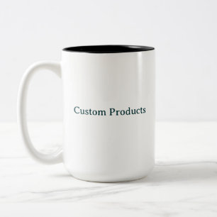 Caneca De Café Em Dois Tons Promoção de Marca Simples 15oz